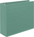Carstens 4-Inch Heavy Duty 3-Ring Binder - Side Opening, Mint, Durable Plastic, Precision No-Gap Rings, Waterproof Cover, No Pockets, Holds 600 US Letter Sheets, BPA-Free, Made in USA (1844-3R)