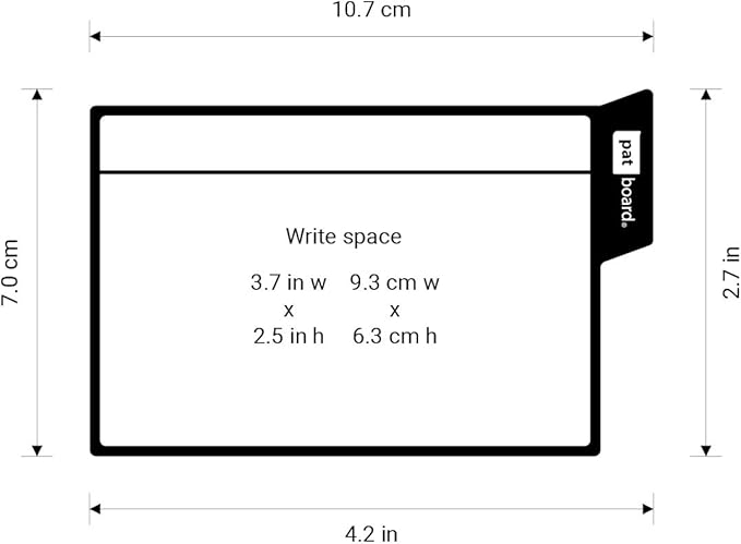 PATboard Scrum Board and Kanban Board - 16 Task Cards Medium - with nanocups® for Glass - Lime
