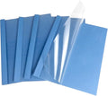 RAYSON TBC2346-100BL-US Thermal Binding Covers, Letter Size Blue Binding Cover, 1/16in, 1/8in, 3/16in, 1/4in Multi-Size Pack of 100