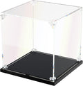 3MM Clear Acrylic Display Case, Easy Assembly Showcase Boxes(6x6x6 inch) | dofopo Dust Protection Case for Action Figures and Dolls, Alternative Glass Box for Collectibles Commemorative Gifts