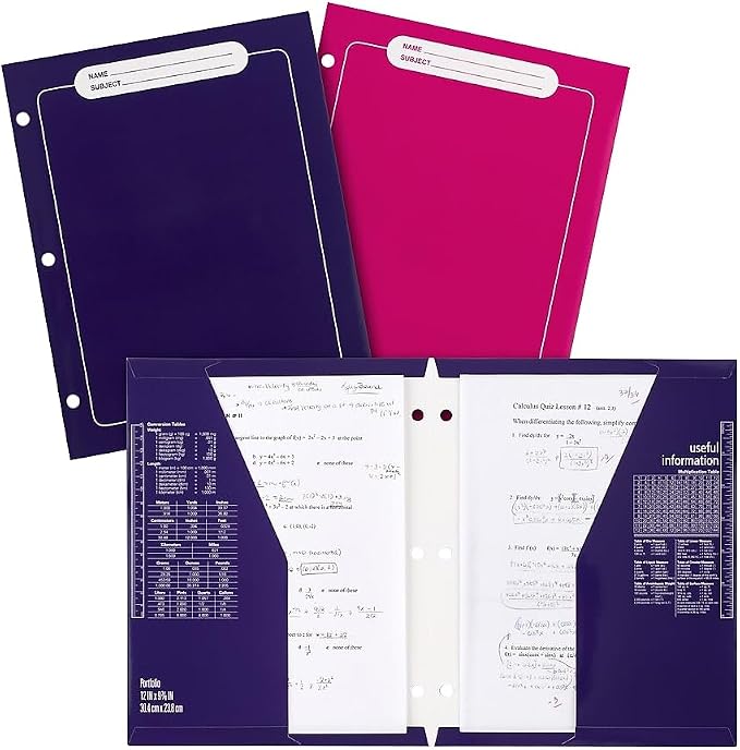 Mead Trapper Keeper Binder, Retro Design, 1 Inch Binder, 2 Folders and Extra Pocket, Metal Rings and Spring Clip, Secure Storage, Animal, Mead School Supplies (260038CP1-ECM)