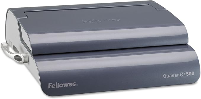Fellowes Quasar 500 Electric Comb Binding Machine, Classroom Organization Heavy-Duty Binder, 20-Sheet Electric Punch, Includes Starter Kit (5216901)