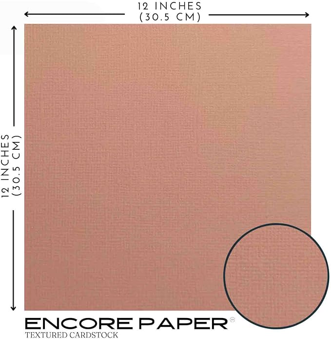 SANDY BEACH—12x12 Textured Cardstock | 80lb Textured Brown/Tan Scrapbook Paper | Premium Cardstock for Cricut Cutting | 25 Sheets
