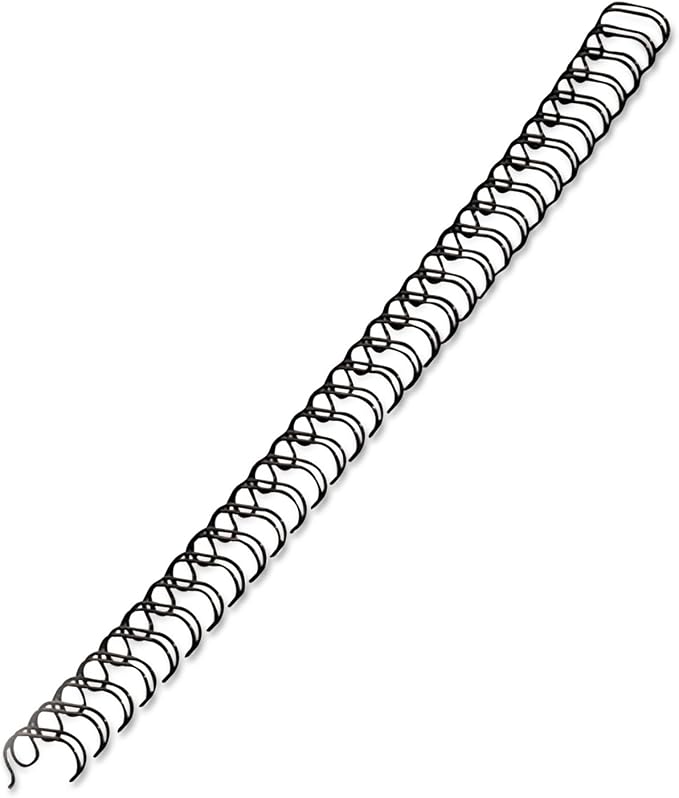 Fellowes 3/8-Inch Binding Spines Wire, 25-Pack, Black (52541)