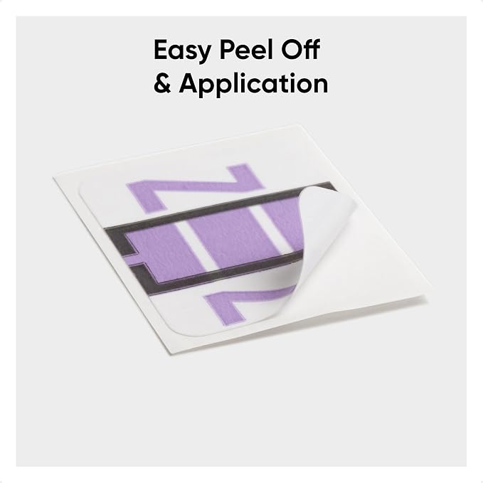 Smead BCCR Bar-Style Color-Coded Alphabetic Label, Z, Label Roll, Lavender, 500 Labels per Roll, (67096)