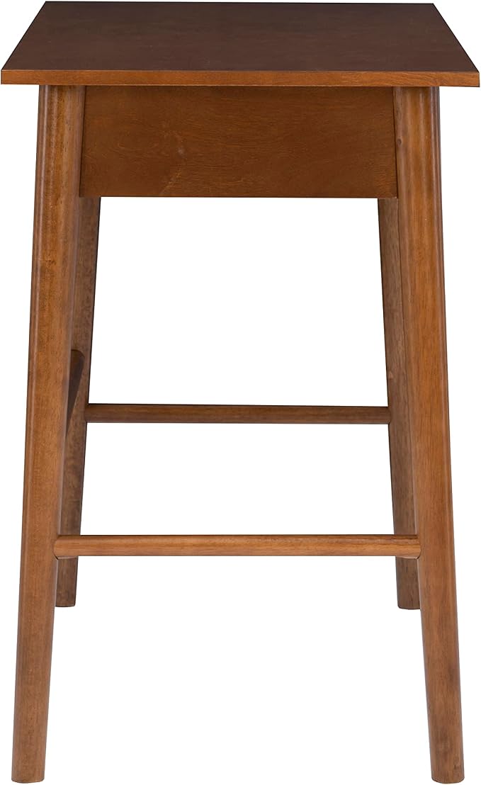 Melissa Mid Century Walnut Desk by Linon