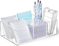 Acrylic Top Loaders Dispenser & Penny Sleeve Holder, Card Pack Dispenser with Pull-out Bottom Clear Desktop Storage Box for Trading TCG Sports Cards(Multi-use,8.3 x 5.3 x 2.8 Inch)