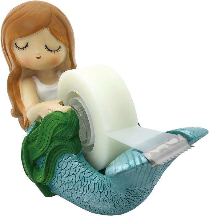 Streamline Imagined Cute Mermaid Tape Dispenser