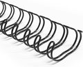 TOTiyea 50 Pack 1" Wire Binding spines,2:1 Pitch,220-Sheet,Letter Size | metal spiral binding coils,Black,0.8mm in thickness, Each spine has a 2:1 pitch and 21 double loops; 360-degree rotation
