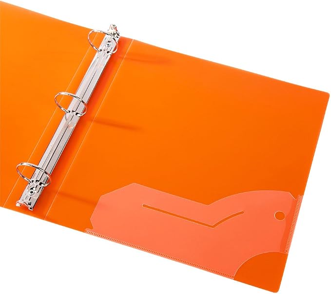 Filexec 50003-6492 6492, 1" Frosted Ring Binder, Set of 6, 6 Assorted Colors, Blueberry, Strawberry, Grape, Lime, Lemon, Tangerine