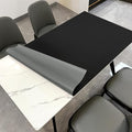 Zinkooat Table Protector Pad for Dining Room Table - Can Be Used On Both Sides Waterproof and Easy to Clean Good Flatness Used for Dining Table(Black+Gray 46x96)