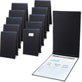Fullhawl 10 Pcs Vertical Pressboard Report Cover 11x17 Pressboard Binder Folder with Metal Prong Presentations Portfolio Binder, 3'' Capacity to Neatly Bind Reports, Proposals(Black,11 x 17 Inch)