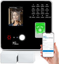 NGTeco Cloud Time Clock for Small Business, Real Remote Access, 4-in-1 Mode | Employee Time Clock with Face, Fingerprint, RFID, PIN Check-in, Software & App, Customizable Shift, 10 Cards, No Monthly Fee