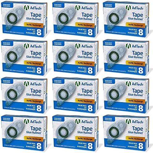 AdTech 05674 Permanent Crafter's Tape Refills, case pack of 12