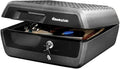 SentrySafe Fireproof and Waterproof Document Safe with Key Lock, Lock Box for Cash, Passport, Jewelry, Exterior: 16.5 in W x 14.8 in D x 7.6 in H, Black, 0.36 Cubic Feet, CHW30220 | Fire and Water Resistant Document Safe With Key Lock, Protects Cash, P...