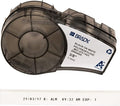 Brady Authentic (M21-375-7425) Chemical and Temp Resistant Label for Lab, Asset Tracking, and Datacom Labeling, BlackonWhite- For M210, M210-LAB, M211, BMP21-PLUS and BMP21-LAB Printers, .375" W 21' L