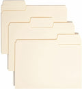 Smead SuperTab File Folder, Oversized 1/3-Cut Tab, Letter Size, Manila, 100 Per Box (10301)