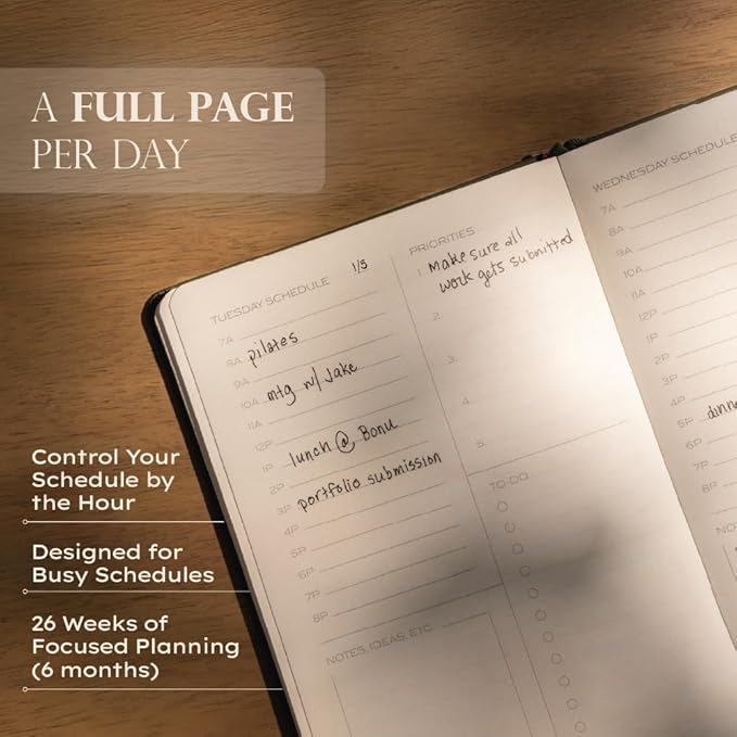 Anecdote 2026-2027 Planner: A Monthly, Weekly & Daily Planner with Calendar | 8.5" x 5.2" | Hardcover To-Do List Organizer, Planning Your Success, Start Anytime, Achieve Productivity Goals (Nutmeg)