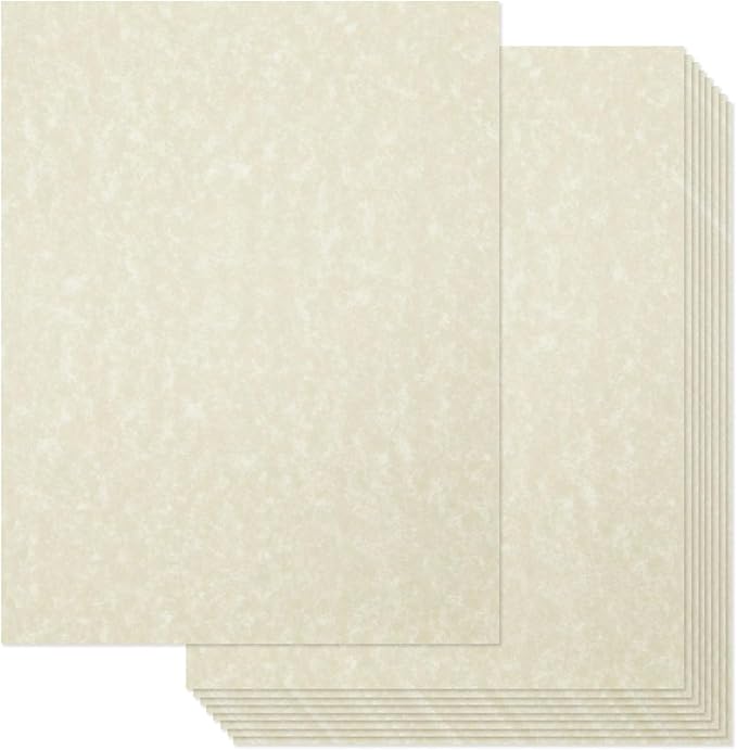 Best Paper Greetings Parchment Paper - 8.5 x 11 In, Ivory, 90 GSM, 96 Sheets - Resume & Certificate Paper - Printer Stock for Awards & Diplomas