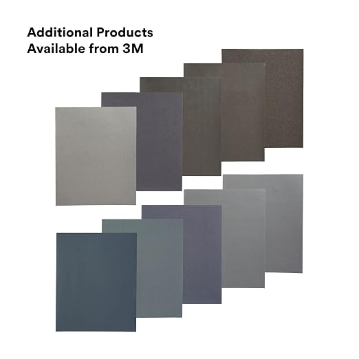 3M Wetordry Abrasive Sheet, 02032, 1500+ Grade, 9 in x 11 in | 50 Sheets, Fast Cutting, Auto Body Sanding, Paint Finishing