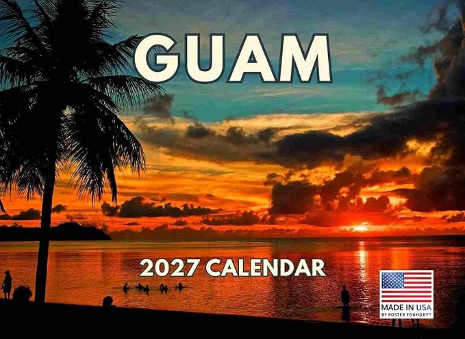 Guam Calendar 2027 Monthly Wall Calender 12 Month