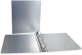 Saunders Recycled Aluminum Ring Binder, 1-Inch, Letter Size, Silver | Wrap-around cover folds flat into a rigid clipboard surface; holds up to 250 sheets; oversized 8.5x12 cover conceals dividers