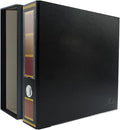 3-Ring Premium Binder & Slip Case - Barrister Black, by Bindertek | 3" Spine Width, 525 Sheet Capacity, 2" D-Rings, Linen-Textured Covers, Steel Reinforced Edges