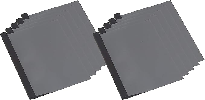Fellowes 5256601 Binding Thermal Presentation Covers, 1/2 Inch, Black, 10 Folders up to 120 sheets (52566)