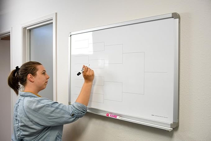 12 Team Bracket Whiteboard 60" x 40"