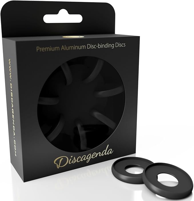 Discagenda Discbound Discs (Black, 7 Piece 1.3in)