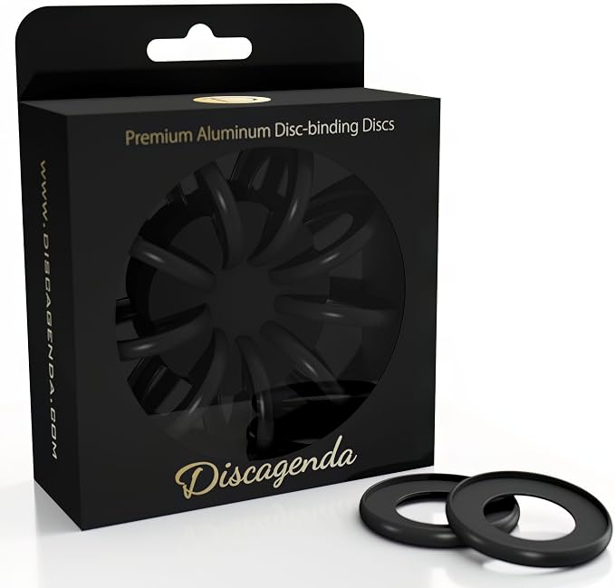 Discagenda Discbound Discs (Black, 9 Piece 1.65in)