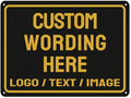 Custom Sign Bulk Personalized Metal Signs For Outdoor Indoor Business Home Store Office Yard Street Lawn Make Your Own Customized Signs With Your Logo Text Photo, 8x12inch,