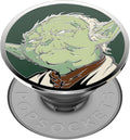 PopSockets Adhesive Phone Grip, Holder- Enamel Yoda | Secure Comfortable Hold, Anti-Drop, Kickstand, Star Wars, Grogu, Electronic Accessories, For iPad/Kindle/iPhone/Android