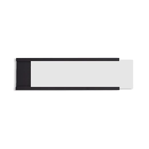 Master Magnetics Heavy-Duty Magnetic Labels - Magnetic Label Holders for a Metal File Cabinet, Shelf, Whiteboard - Fits Signs and Tags - 6" L x 2" H - Includes 35 Perforated Cards - 25-Pack