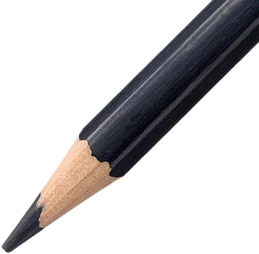 Stabilo 8406 All Coloured Pencil Crayons for Almost All Surfaces, 3.3 mm, Black, Pack of 12