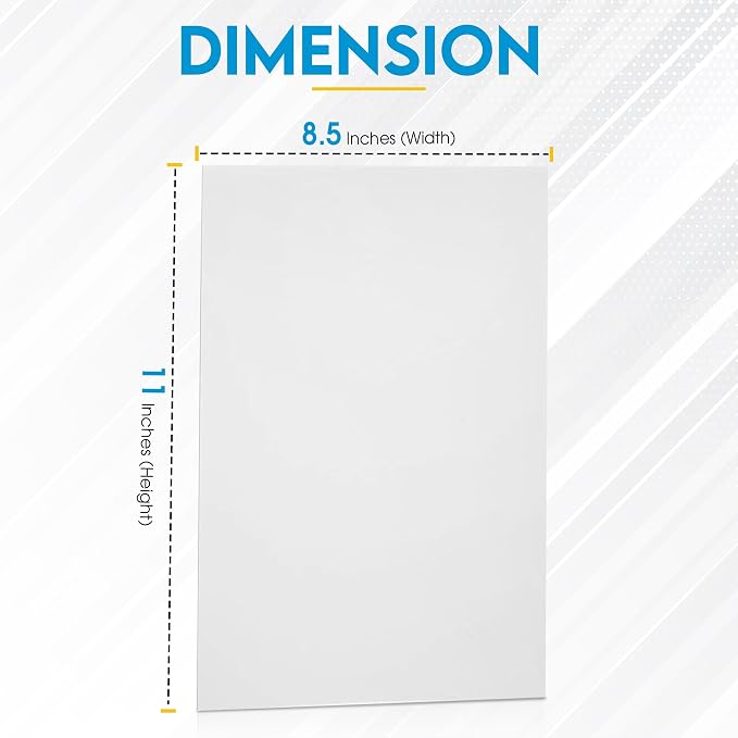 White Cardstock Paper 300 Sheets 8.5 x 11, Thick White Cardstock 110LB, Heavyweight Cardstock Paper for Invitations, Crafts, Printing, Business Cards, Art Projects Valentines Day Cards!