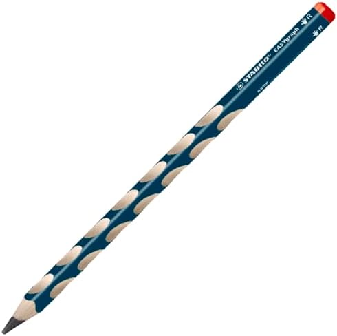 Handwriting Pencil - STABILO EASYgraph - Right-Handed - Petrol - Pack of 12-2B