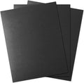 13Mil Slight Linen-Texture Paper Binding Cover, Letter Size, Black, 50 Pack | Paper Binding Presentation Covers, Glossy, 8.5" x 11" Letter Size, 250 GSM, 90 lb, Unpunched, for Business, School Projects