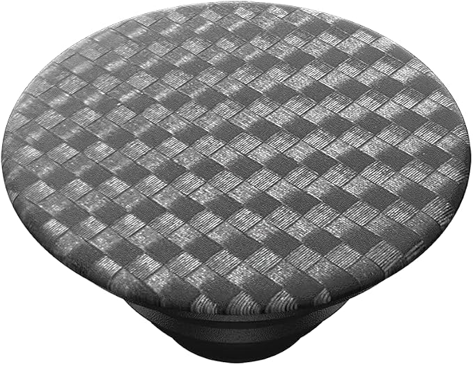 PopSockets Adhesive Phone Grip, Holder- Carbonite Weave | Secure Comfortable Hold, Anti-Drop, Kickstand, Black, Electronic Accessories, For iPad/Kindle/iPhone/Android