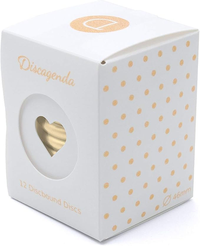 Discagenda Discbound Discs (Gold, 12 Piece 1.65in)