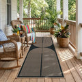 Lahome Rainbow Entryway Runner Rug, 2x6 Washable Easy Jute Kitchen Rugs