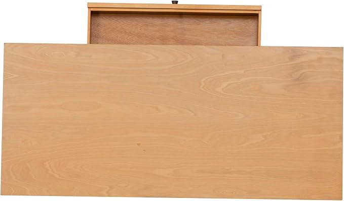 Linon Melissa Natural Wooden One Drawer Writing Desk