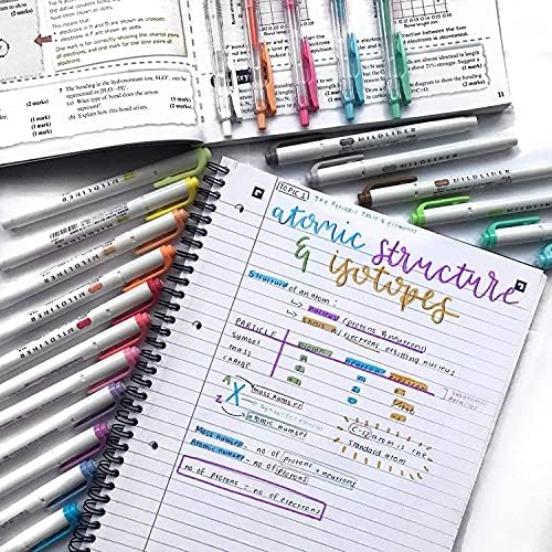 Zebra Pen Mildliner Double-Ended Highlighter Set, Broad and Fine Point Tips, Ideal for Bible Highlighting, No Bleed, 30 Pastel and Neutral ink Colors, Pack of 30