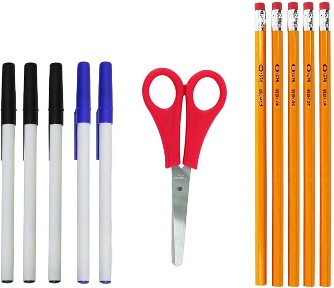 Moda West 48 Pack Bulk 36 Piece School Supplies Kit for Students