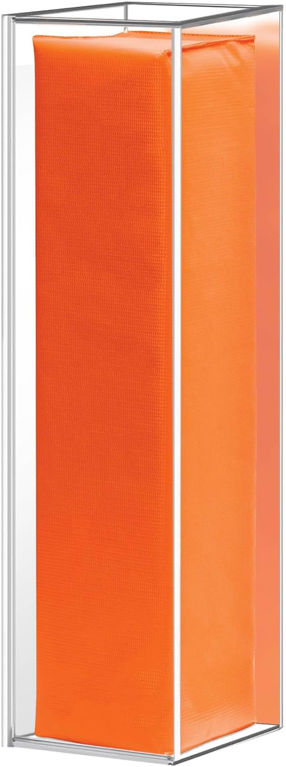 Clear Football End Zone Pylon Display Case with Mirrored, Acrylic Shadow Box for Football End Zone Pylon UV Protecting Game Day, 18.7" H x 5" L x 5" W