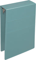 Carstens 3-Inch Heavy Duty 3-Ring Binder - Top Opening, Powder Blue, Durable Plastic, Precision No-Gap Rings, Waterproof Cover, No Pockets, Holds 400 Letter Sheets, BPA-Free, Made in USA (1754-3R)