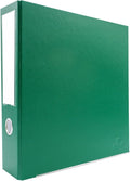3-Ring Premium Round-Ring Binder - Evergreen, 3" Spine, by Bindertek | 450 Sheet Capacity, 2" Round Rings, Linen-Textured Covers, Steel Reinforced Edges, Spine Label Included