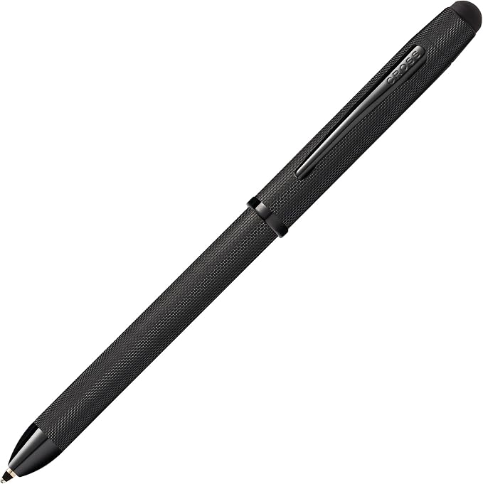 Cross Tech3+ Brushed Black PVD Multifunction Pen, Black Ink, Corporate Gift