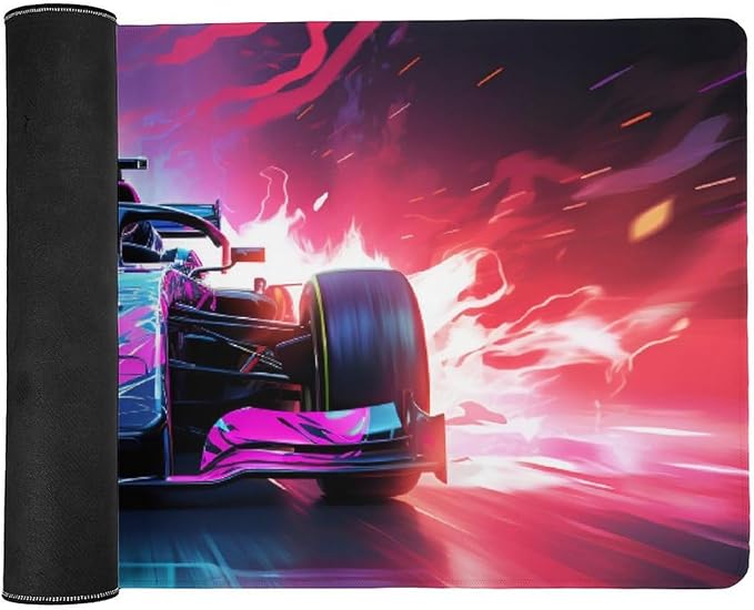 Large Mouse Pad F1 Racing Desk Mat Computer Accessories Gaming Office Organizers Supplies Decor Essentials Keyboard Pads for Desk Rubber 40x90cm