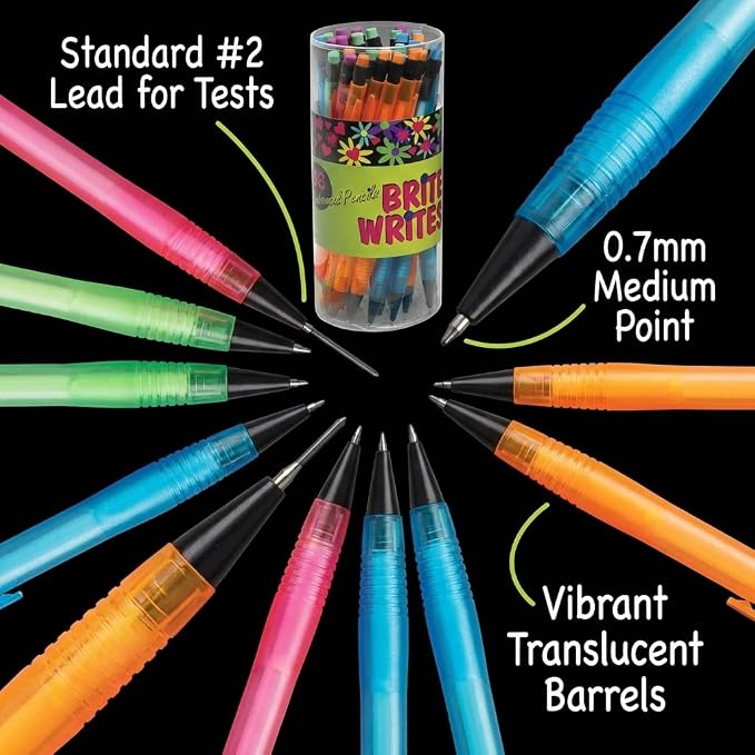 Anderson's Mechanical Pencil Tub, Set of 36, School Supplies, Classroom Supplies, Writing